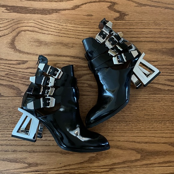 Jeffrey Campbell Shoes - New Jeffrey Campbell Cutout Boots w Silver Heels